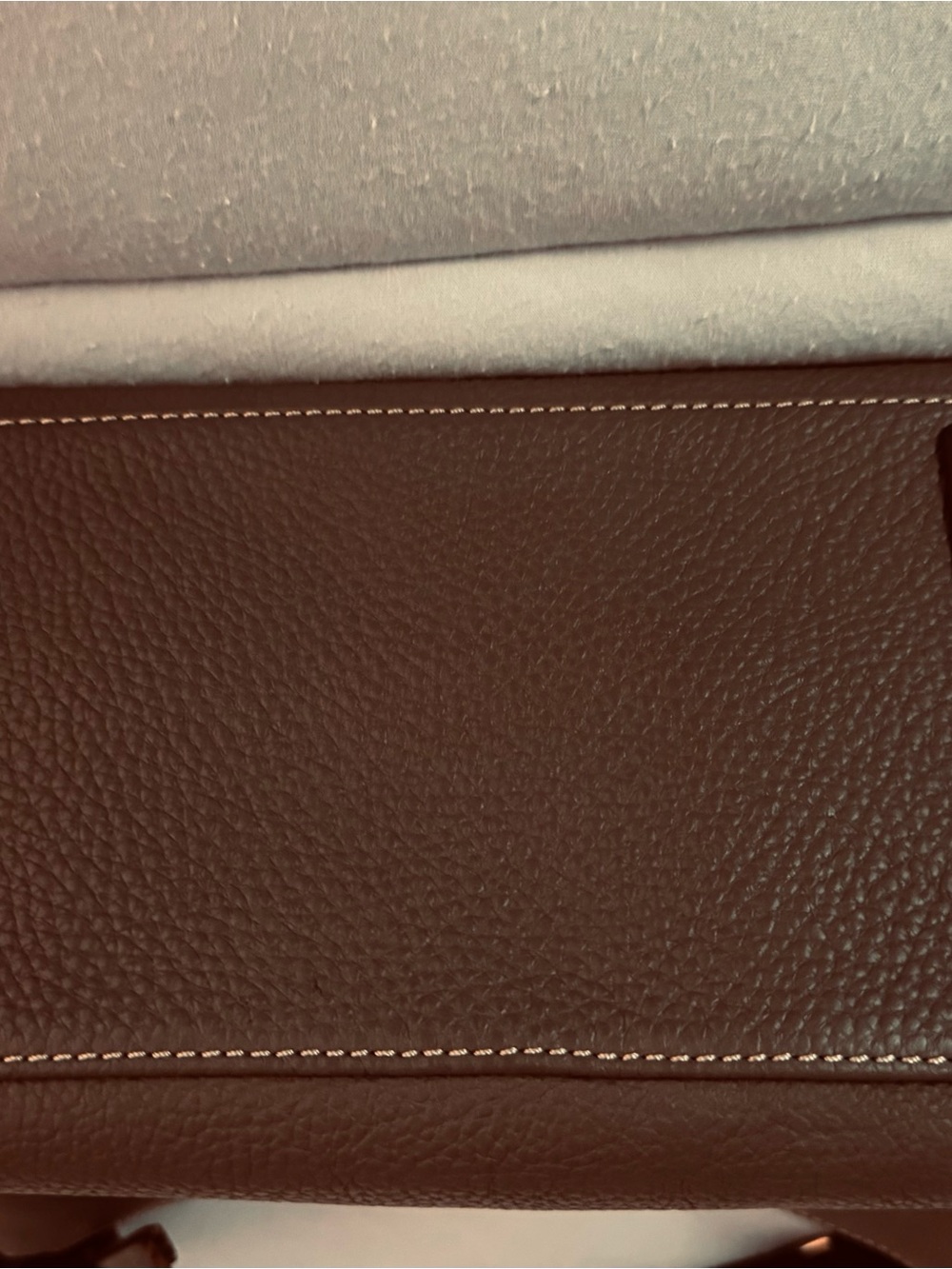 Dooney & Bourke Dark Brown Pebble Leather Shoulder Hobo - Picture 12 of 12